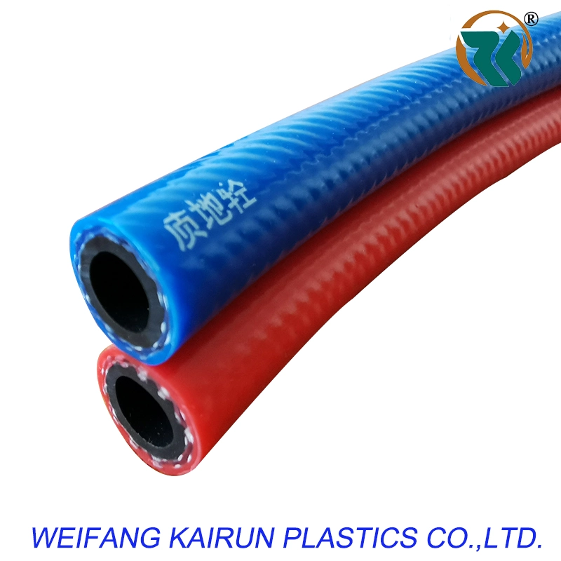 1/4&prime; &prime; 3/8" Rubber Twin Welding Hose for Oxyacetylene