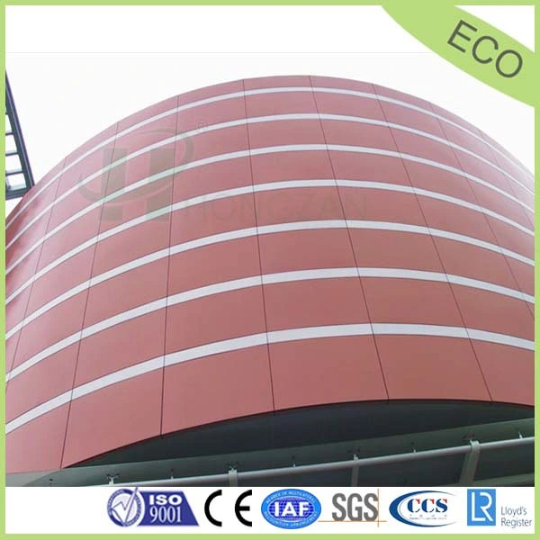 Curved Aluminum Honeycomb Panel Building Material