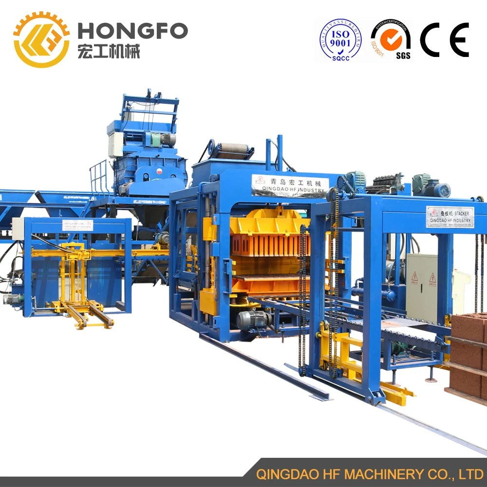 O Qt2-15 Concreto Automática tijolo oco máquina para fazer blocos Preço para venda NOS ESTADOS UNIDOS DA AMÉRICA