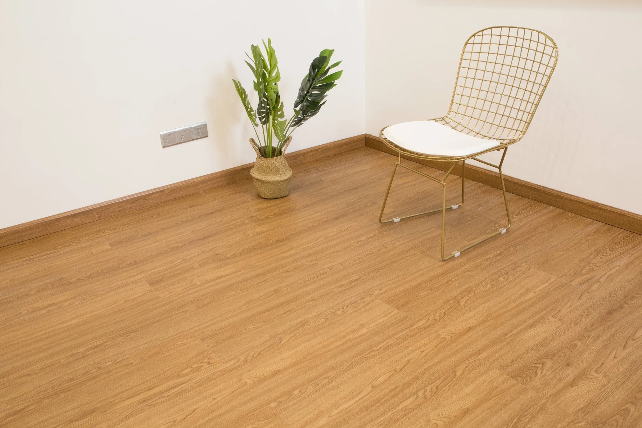 Le bois de chêne parquet mosaïque regarder PVC Revêtements de sol composite en plastique