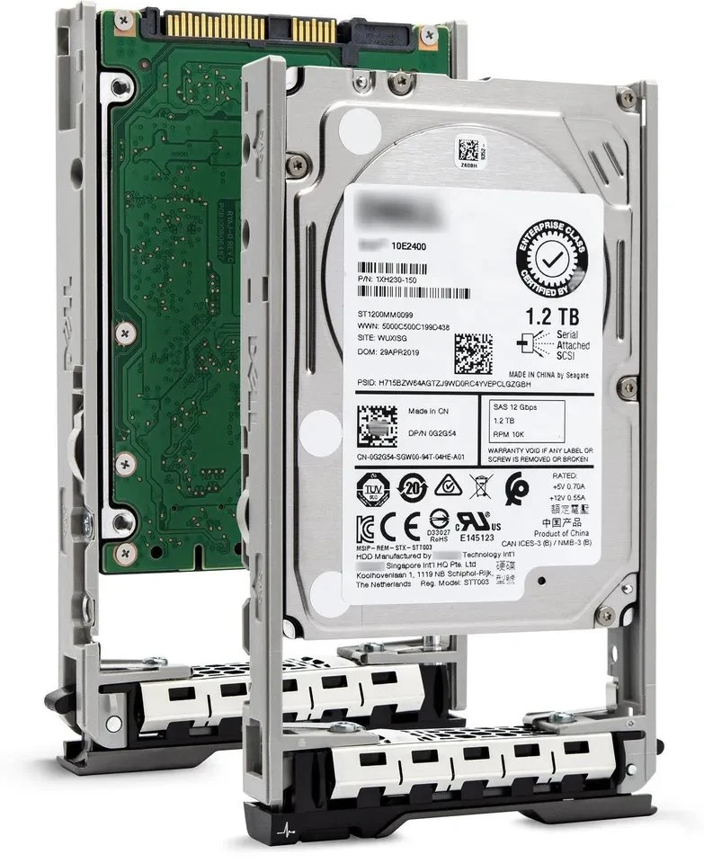 sas 12GB/S 2,5-Zoll-Festplatte mit 1,2TB 10K U/min 0g2g54 1xh230-150 St1200mm0099