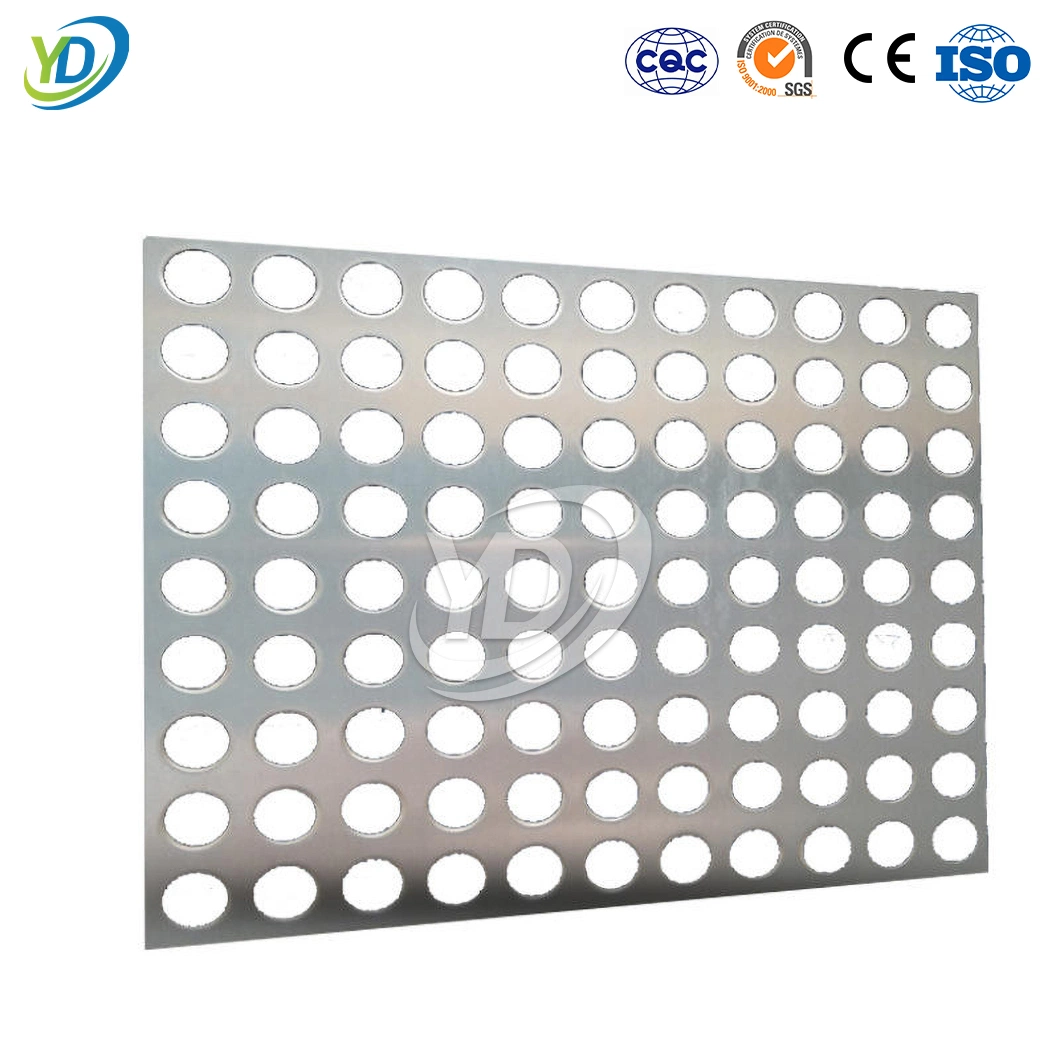 Yeeda Wire Mesh Galvanized Perforated Sheet Fish Scale Hole Shape 1 mm Perforated Stainless Steel Sheet China Manufacturing Oval Perforated Metal Mesh