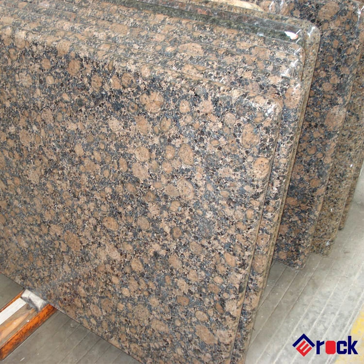 Fábrica directa de bajo precio Granite pulido Losas de granito marrón Báltico Losas para superficies y baldosas