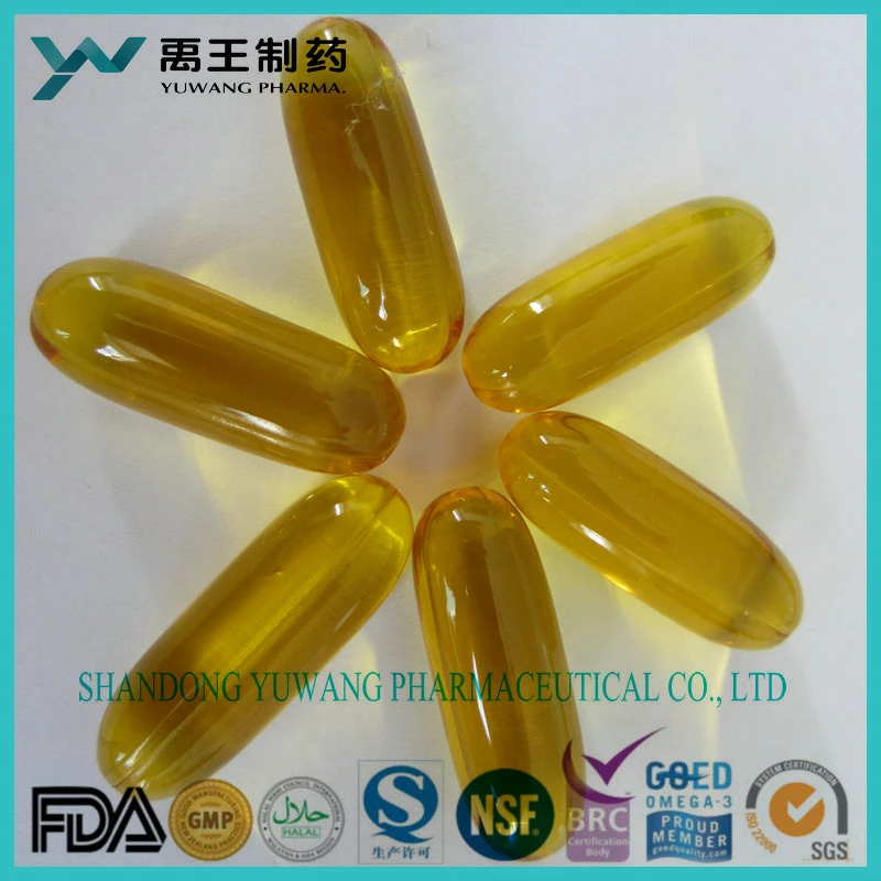 Brc/NSF Yuwang OEM Natural Plant Extricts Flaxseed Oil Softgel Capsule 1000mg in Bulk