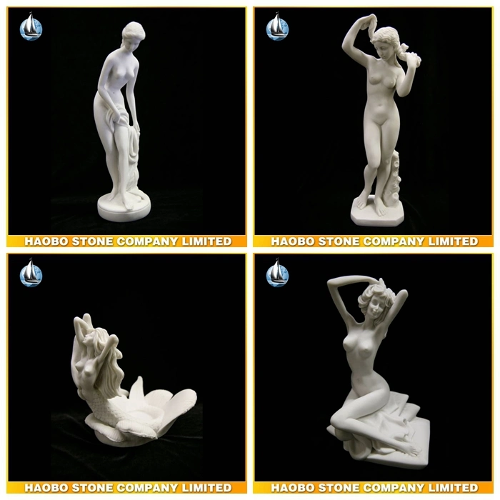 Hand Carved Stone Sculptures Mermaid Design