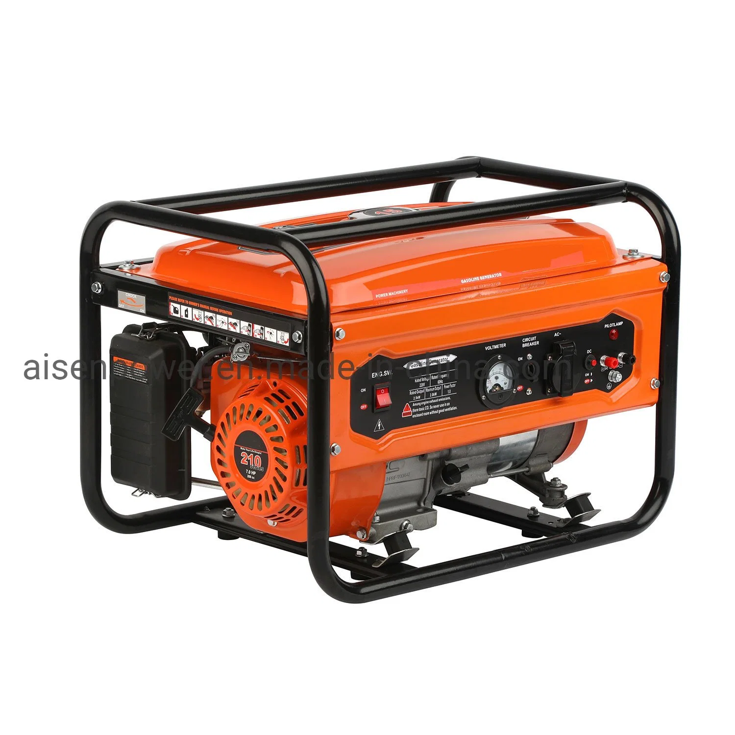 Aisen Power Lighting Generater Plant Power Gasoline Generator Set Exporters