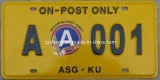 Aluminum Number Plate License Plate for Car/ Auto Bike/ House/Machine/Advertising