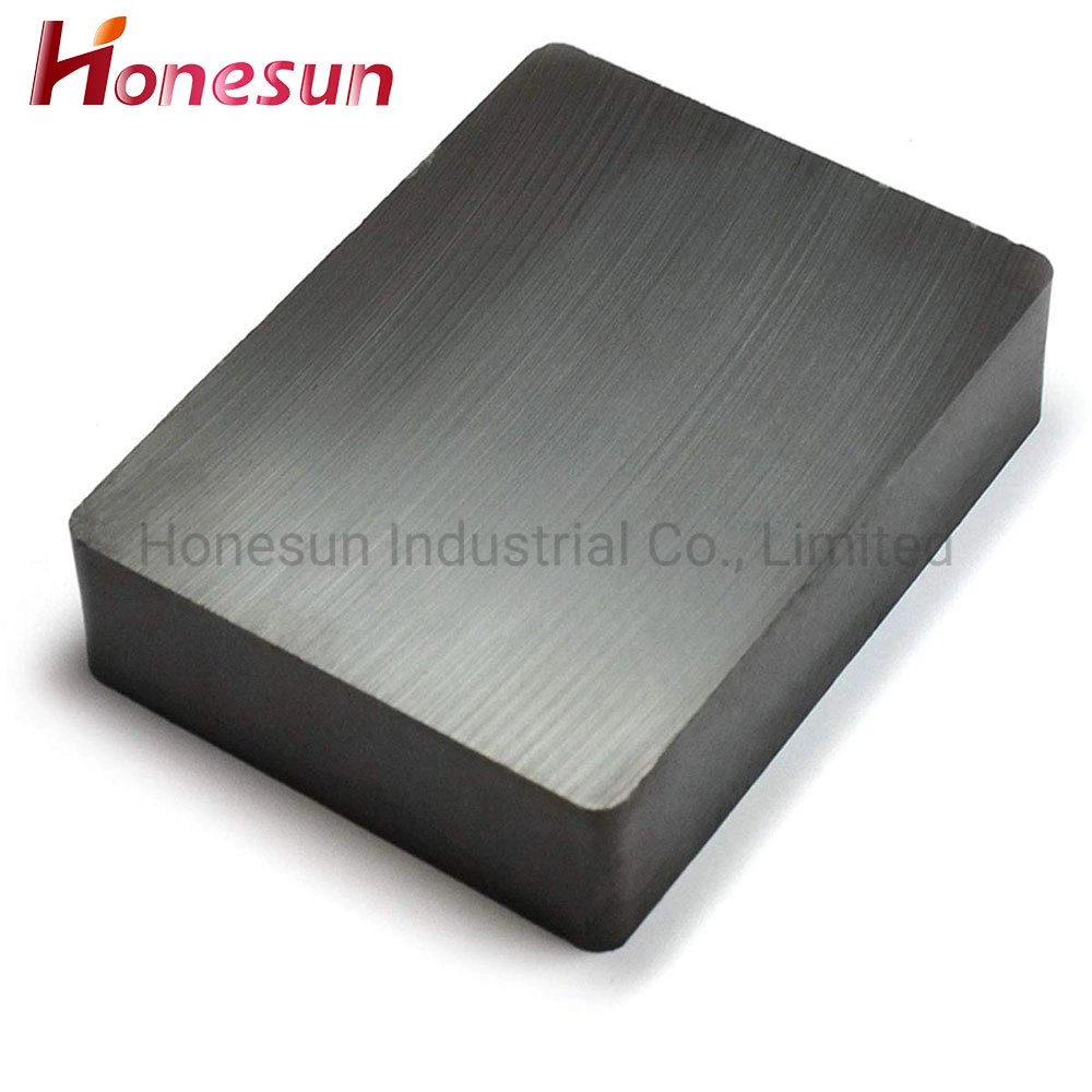 Holding Power 3.5 Lbs Magnetics Ceramic Magnet Rectangle Hard Ferrite