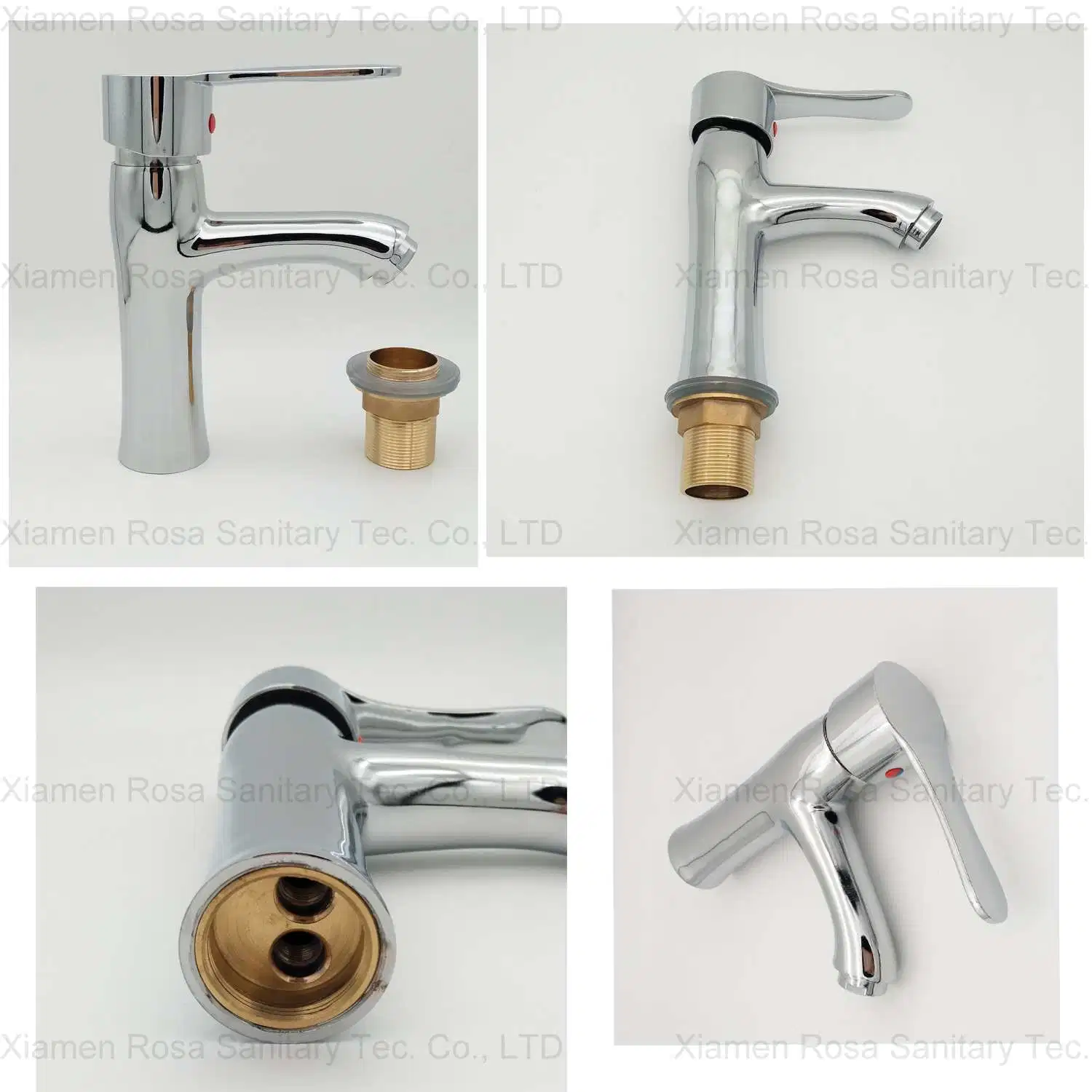 Sanitary Ware Low Cost Economic Basin Faucet Water Mixer Cold and Hot Water for Middle East Asia Especially for India Market, Low Price with Full Set Parts