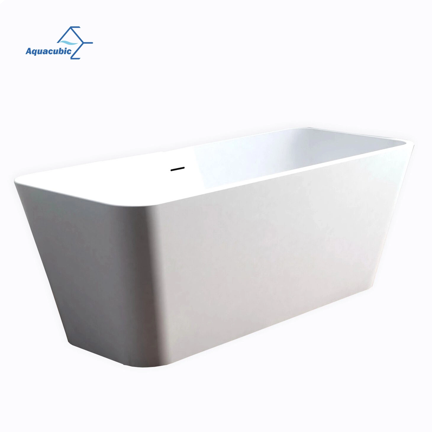 Aquacubic Luxuriöse 67" Acryl Freistehende Badewanne Moderne Badewanne