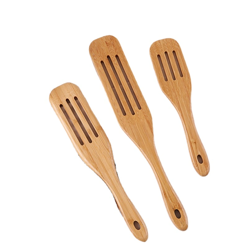 Экологичный многоразовый Bamboo Кухня лопаточка ложка Кухонные инструменты Кухонные принадлежности