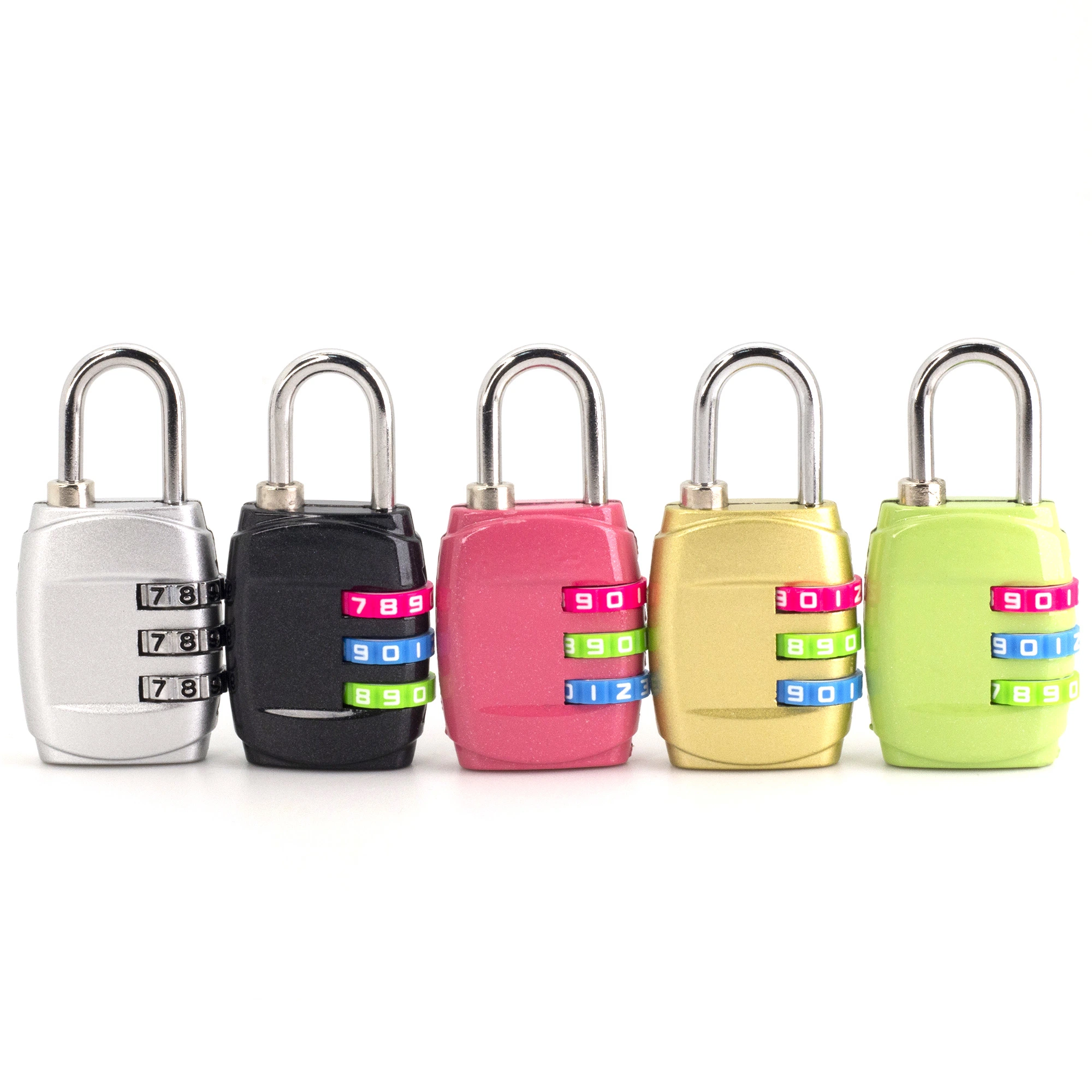 30mm Security Padlock with 3 Digits Password Reset Zinc Alloy Combination Padlock