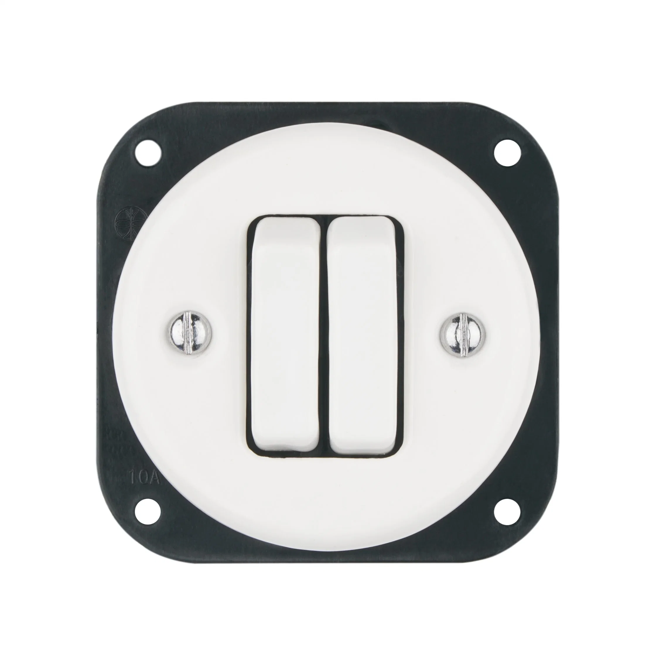 Keruida Electric Porcelain Flush Mounted Rotary Wall Light Switch