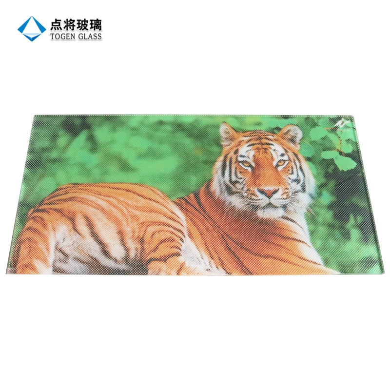 Togen Modern Design Decorative Tempered Digital Glass Printing