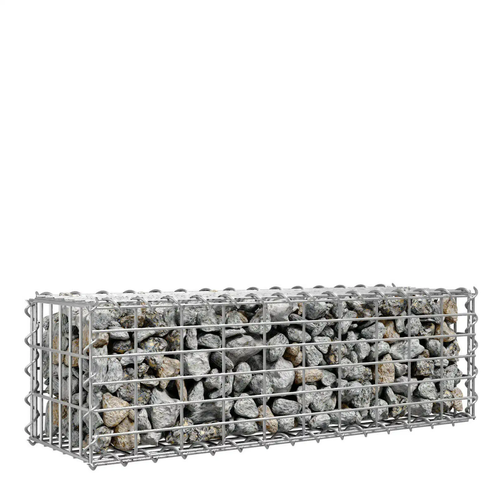 Forte soldado Gabion retenção parede pedra Gabion caixa para estrada