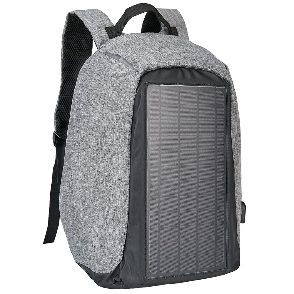 Wholesale/Supplier Customize Solar Power Panel Backpack Bag with USB Charger Port (RS -ECE-681S)