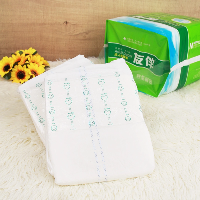 Disposable Non Woven Fabric Soft Care Wholesale/Supplier Printed Adult Diaper