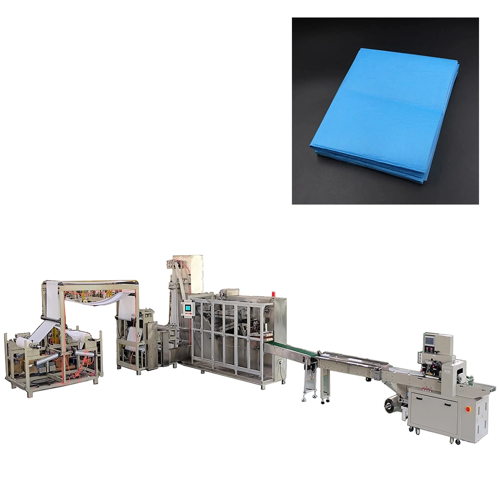 Medical Disposable Massage Table Prepackaged Disposable Nonwoven Fabric Bed Sheets Machine