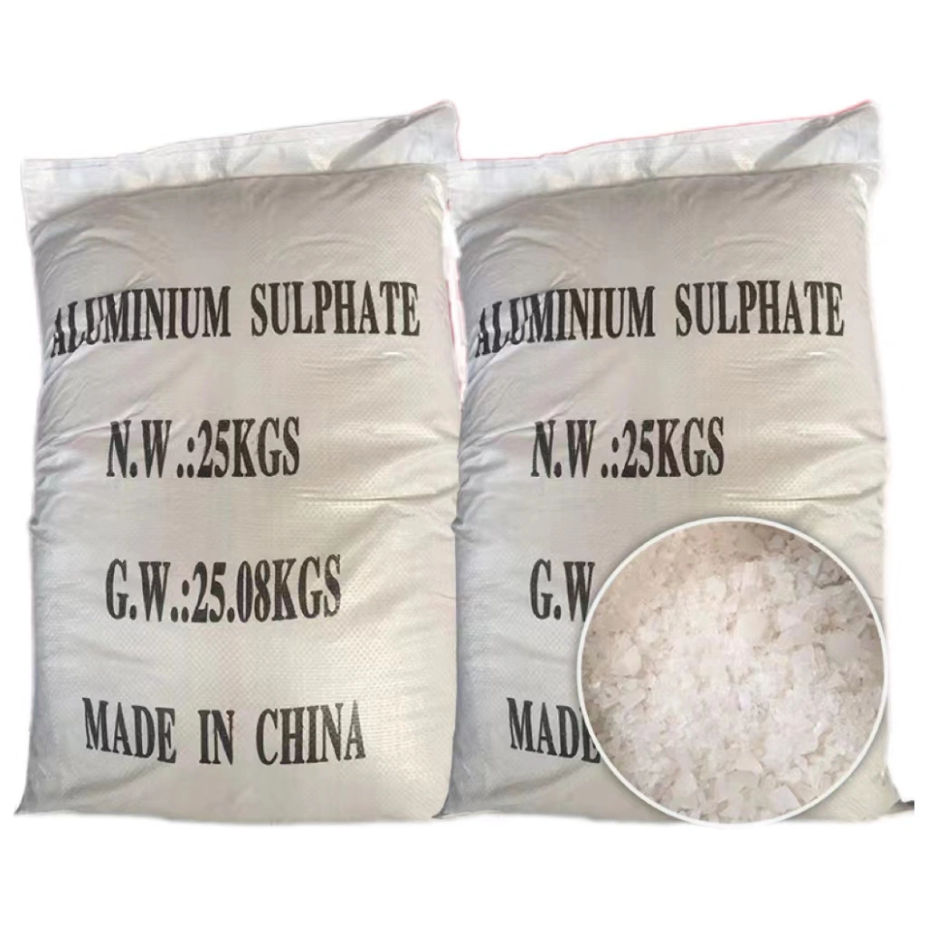 White Crystalline Water Treatment Aluminum Sulfate Powder Granular Papermaking Chemicals Plant