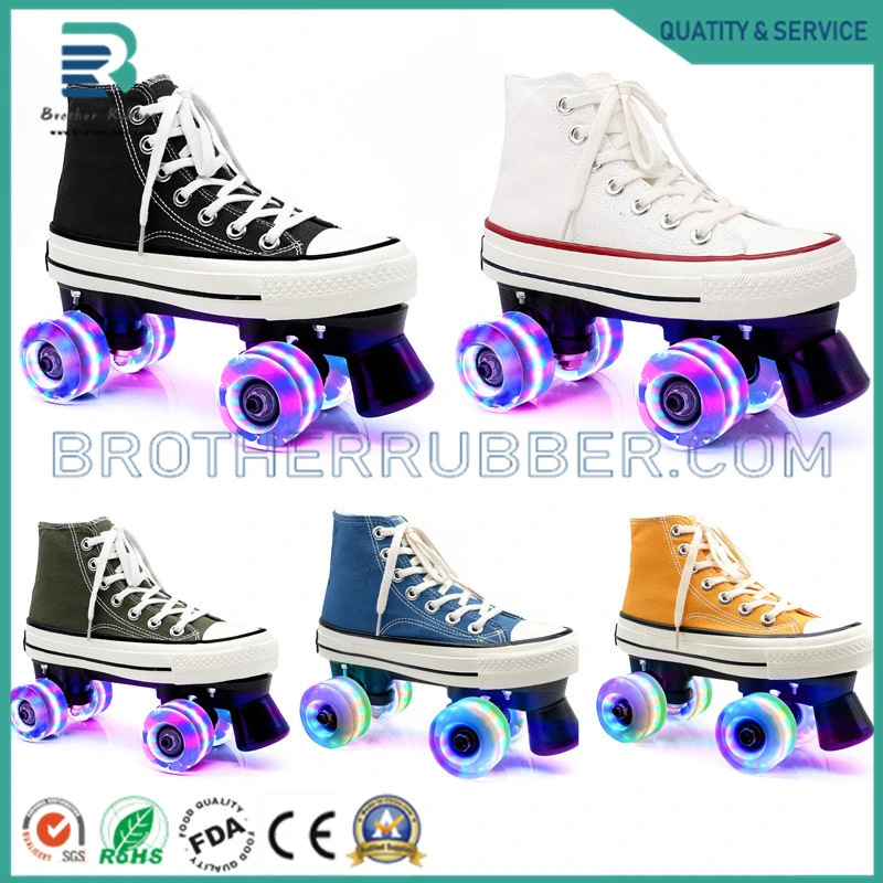 Skating Shoes for Girl and Boys Simple Wheel Foldable Roller Skates Shoes