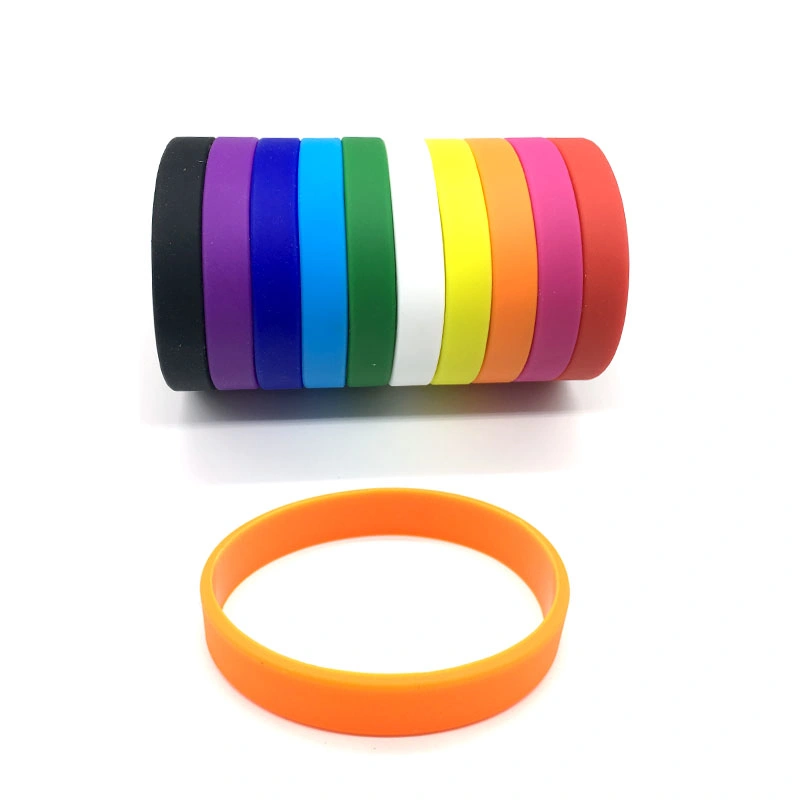 Simple Clear Silicone Bracelets for Men