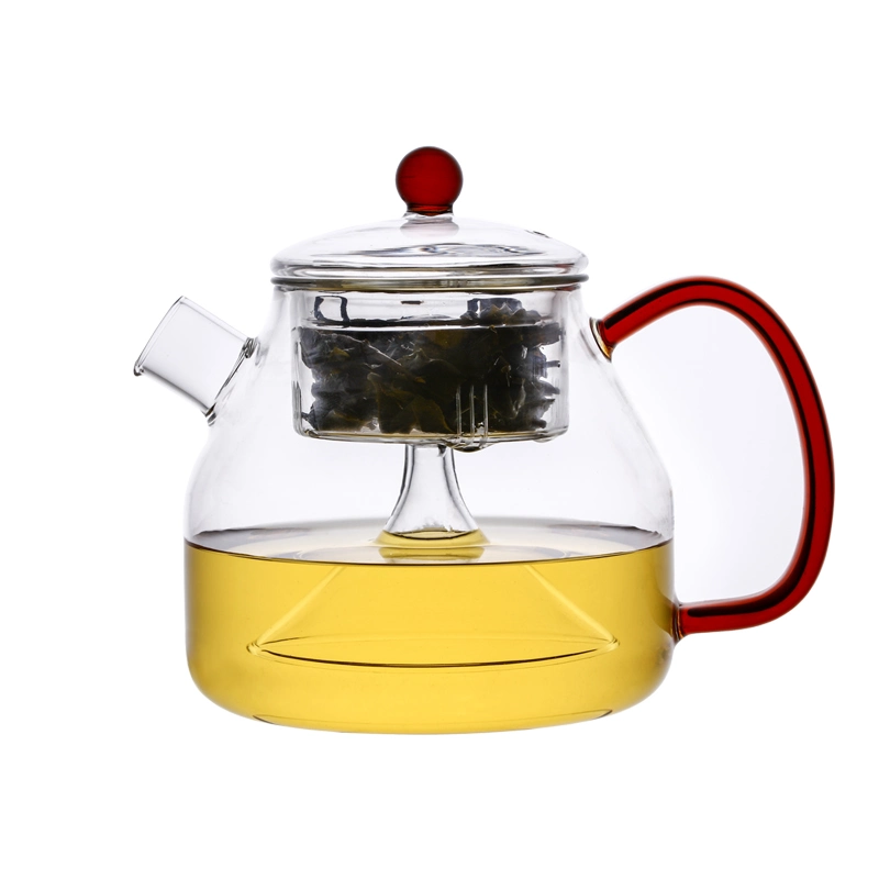 1100ml Glass Teapot Set for Cooker with Glass Filter