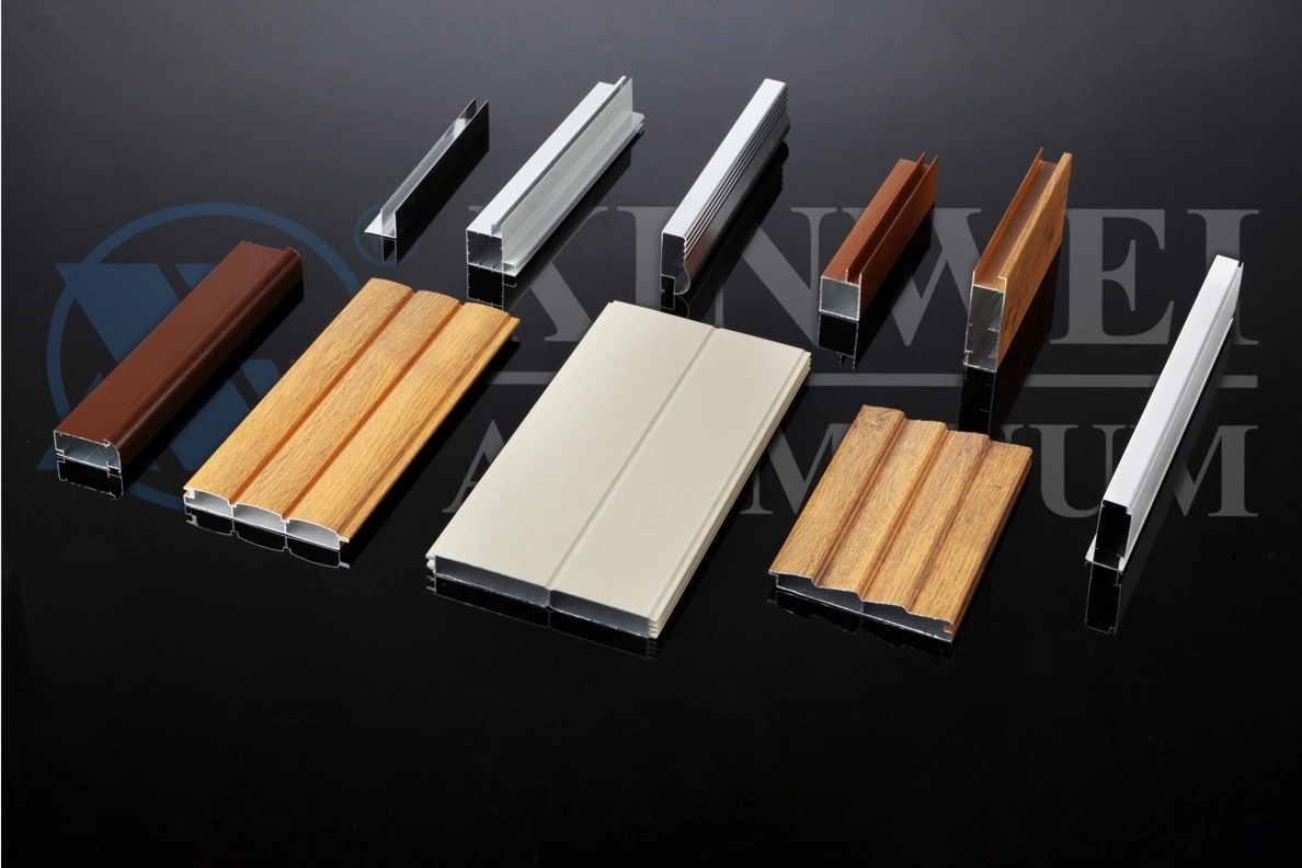 Strong Aluminum Extrusion Door Guide Section for Wooden and Glass