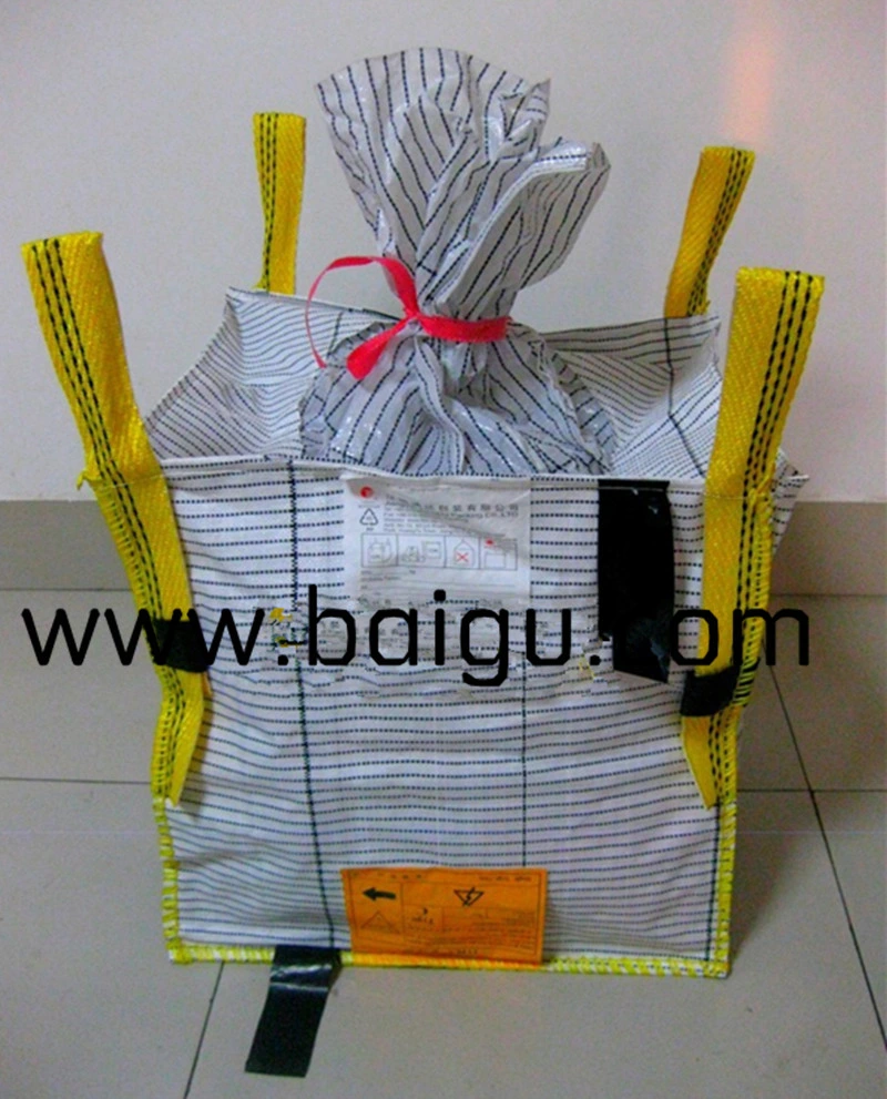 PP Big Bag, Type C Conductive 1 Ton /800kg /1000kg /1500kg /2000kg /Baffle Q/ Conductive Big/ Anti Static/Plastic Super Bag