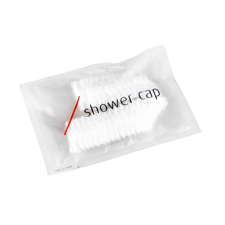 Free Size Elastic Bath Cap Waterproof Disposable Hotel Shower Cap