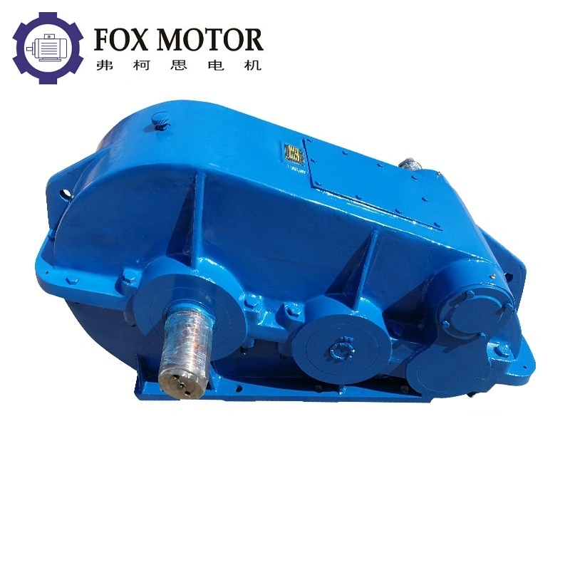 Hot selling soft tooth gear cylindrical gearbox  transmission Reducer ZQ500  JZQ650 gear speed reducer