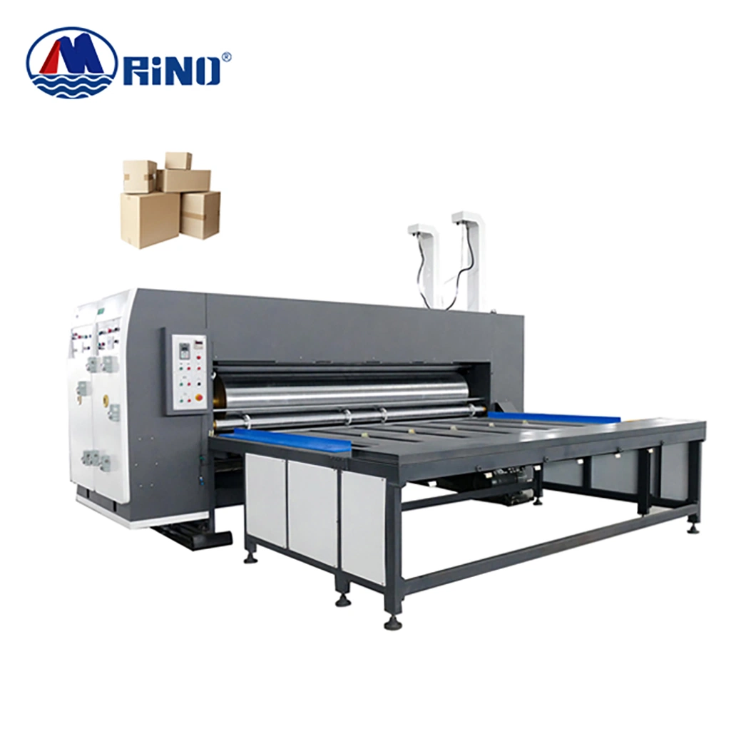 Chain Feeding 2 Color Corrugated Board Printing Machine Print Machine Supplier