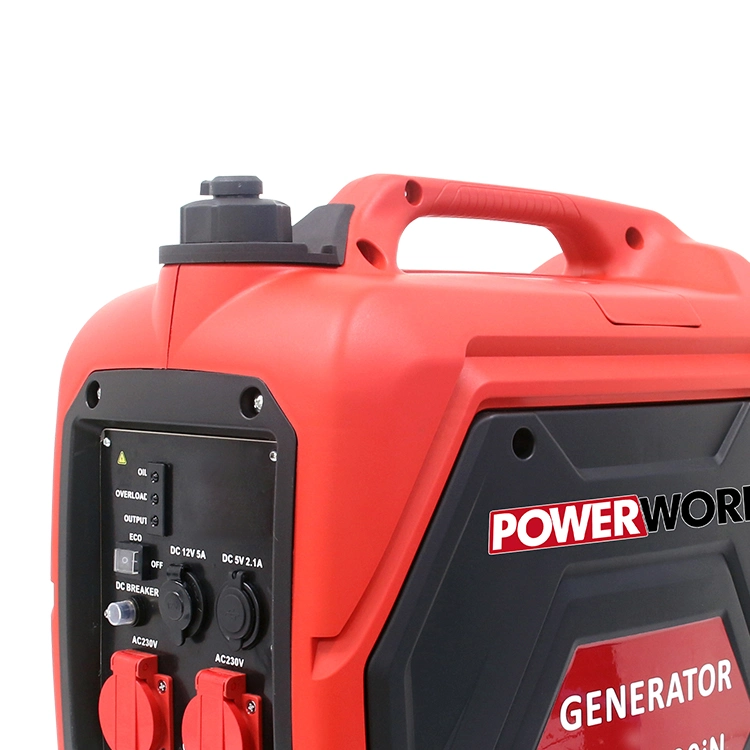 Swiss Kraft Portable Gasoline Generator Digital Inverter Petrol Generator Gas Generation Equipment 2000W