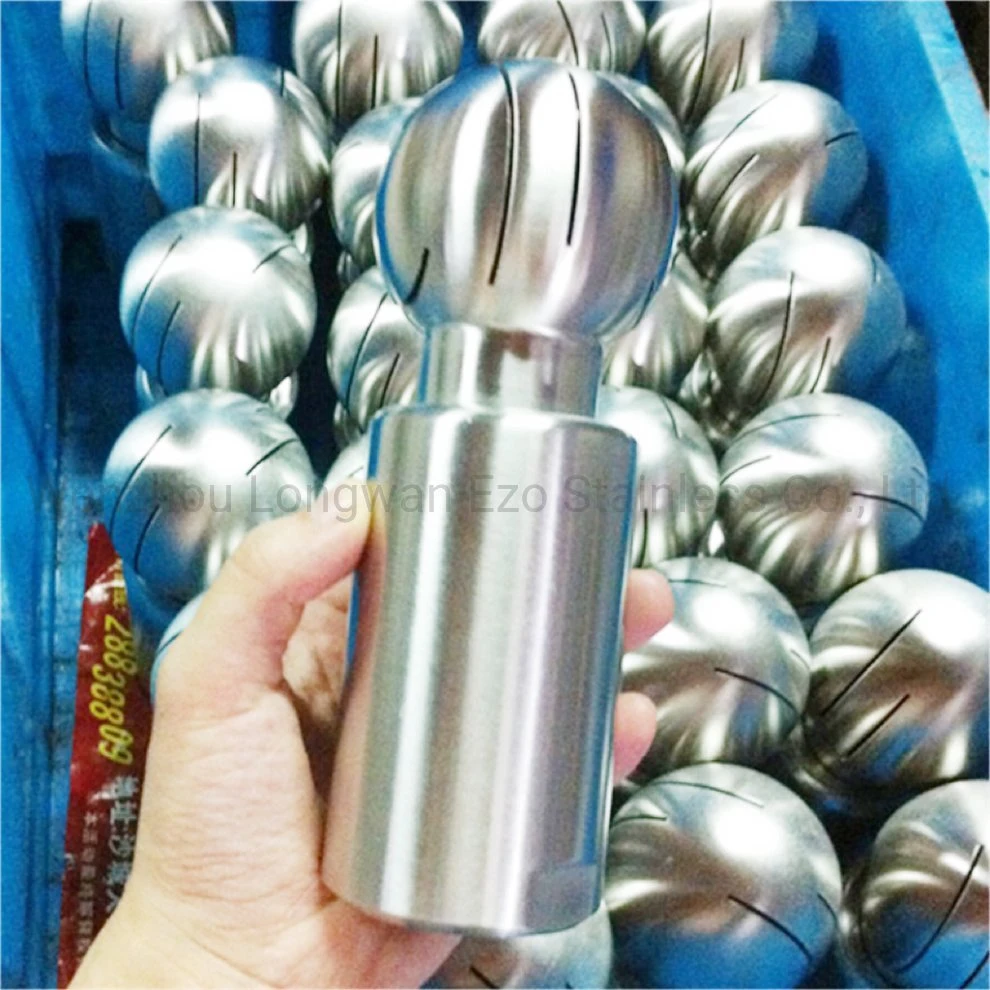 Stainless Steel Sanitary Hygienic Grade Rotary Spray Nozzles for Food Processing