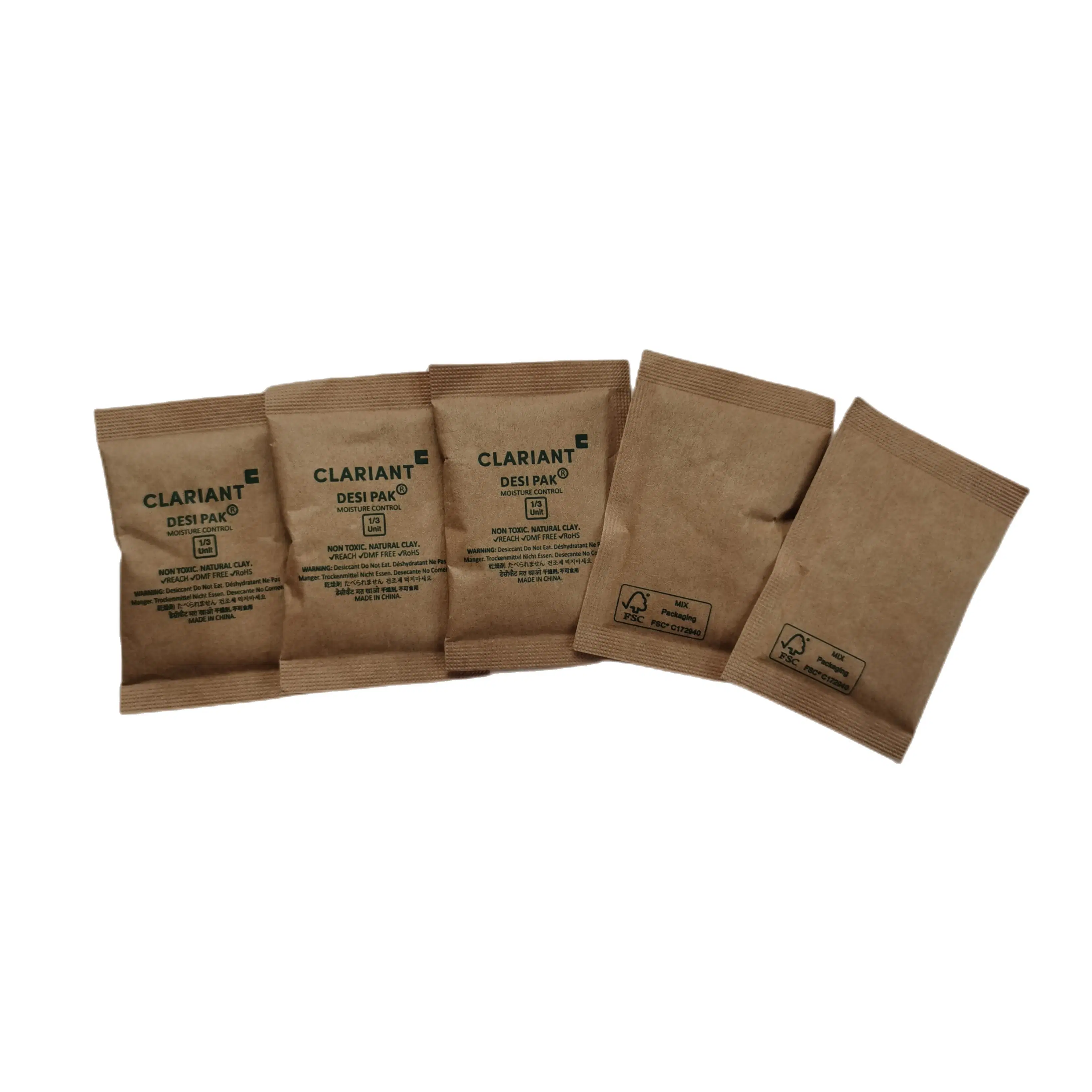 Sustainable Non-Toxic Natural Clay Desiccant with Fcs Certificate for Leather/Garment/Shoes (11g)