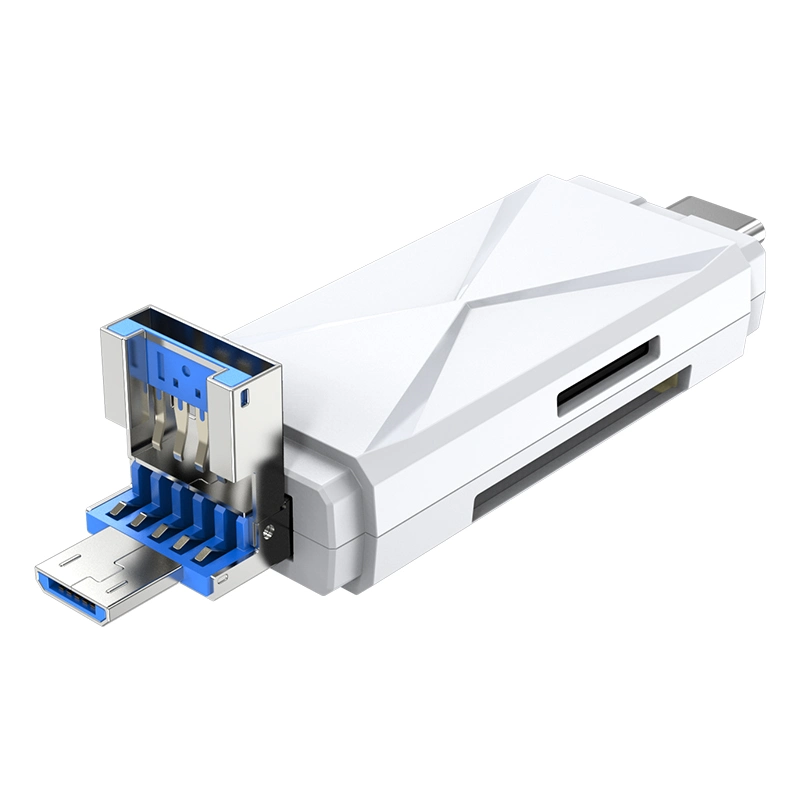 Адаптер-концентратор USB 3.0 Type-C 3 в 1 с лучшей ценой ABS С поддержкой SD-карты и TF Card Reader для мобильных устройств Телефон