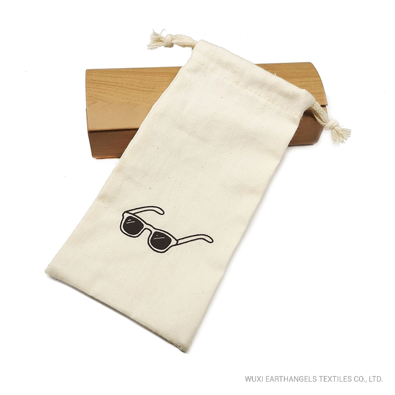 Customized Logo Printed Cotton Eyeglasses Gift Glasses Packing Pouch