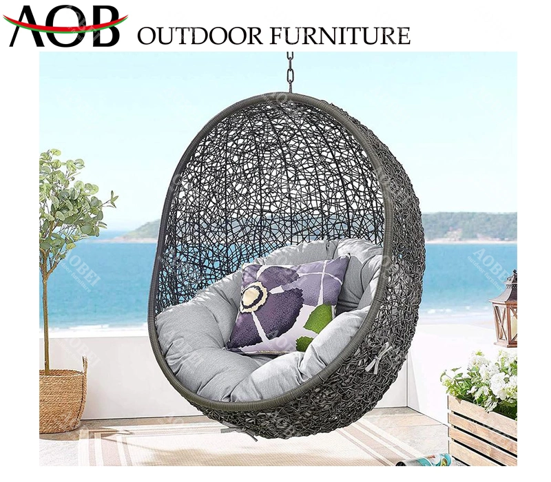 Modern Garden Outdoor Patio Home Hotel Villa Rattan Wicker Furniture Hanging Swing Chair