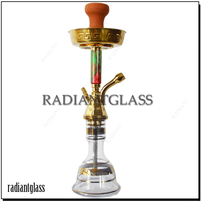 La fábrica China de resina de alta calidad personalizado narguile Hookah Salida inferior medio establece