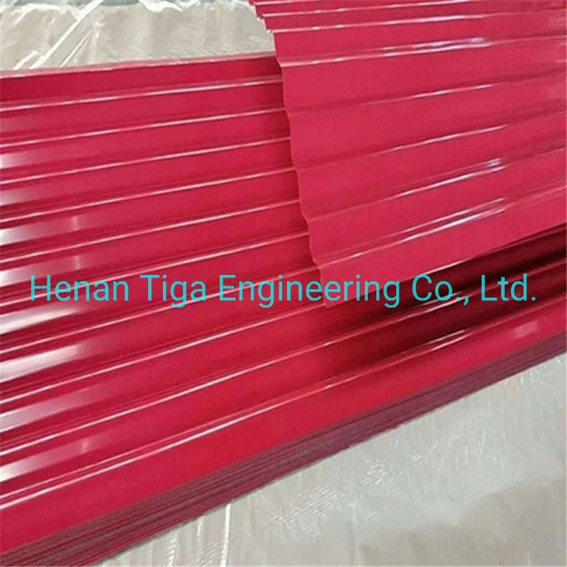 High quality/High cost performance Factory Price PPGI Prepainted Galvanized Corrugated Roof/Roofing Plate