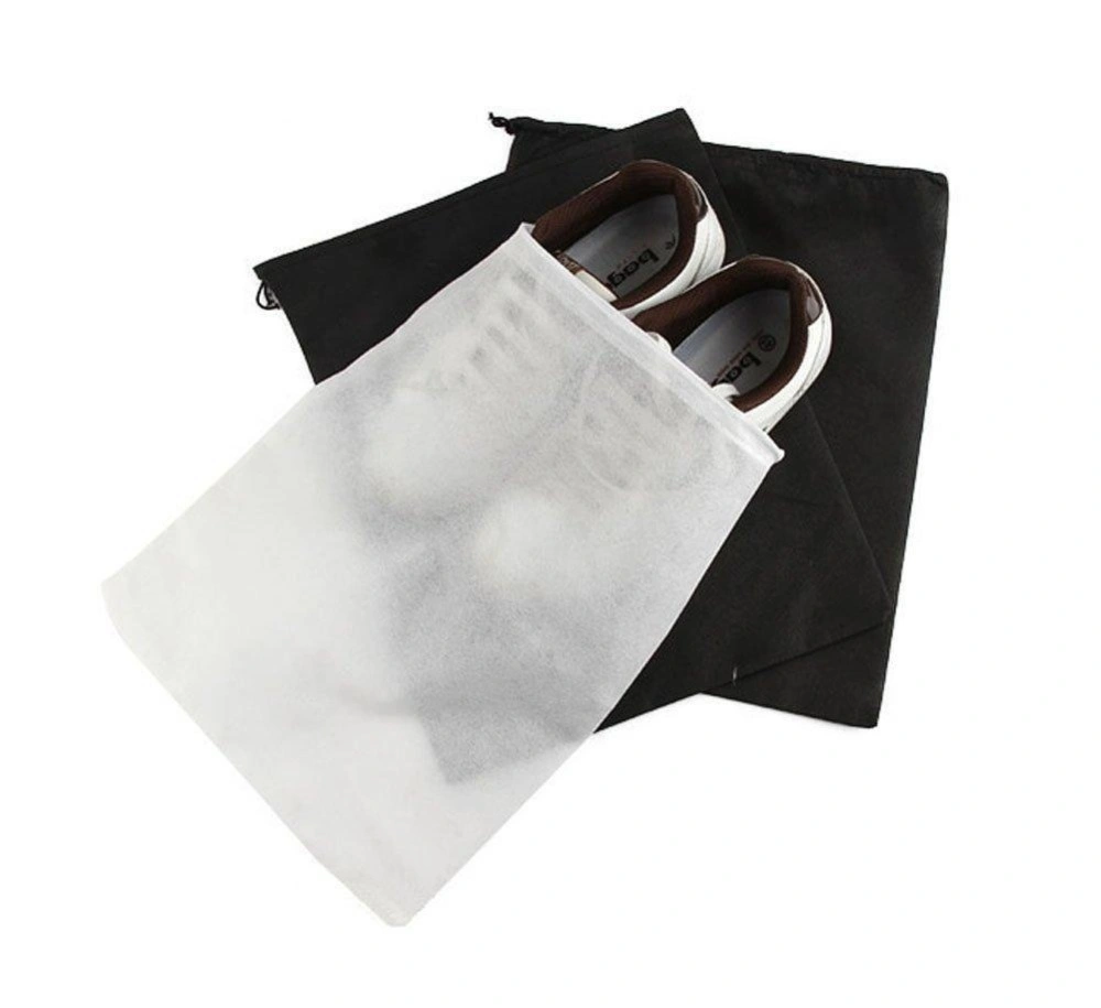 Custom Reusable Nonwoven Bolsa de polvo de tela Eco Friendly zapatos no tejidos Funda de almacenamiento de la cubierta