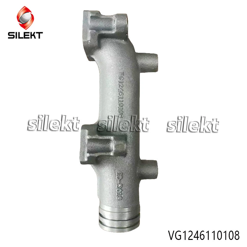 for High quality/High cost performance  New Sinotruk Vg1246110108 Engine Spare Parts Front Exhaust Pipe