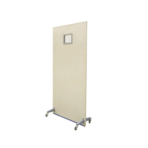 Medical Hospital Mobile 0.5mmpb X-ray Room Lead Radiation Protective Single Couplet X Ray Lead Screen Price
