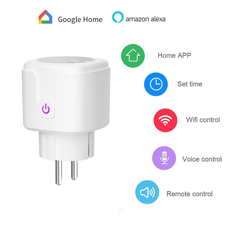 مأخذ مقبس توصيل ذكي WiFi WLAN مقبس توقيت بجرعة التمكسمية الذكية