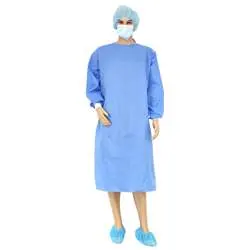 Médico cirurgião fornecimento vestido reforçada vestidos cirúrgicos com toalha de mão Vestuário de quarto de cirurgião Sergical descartável estéril do Hospital