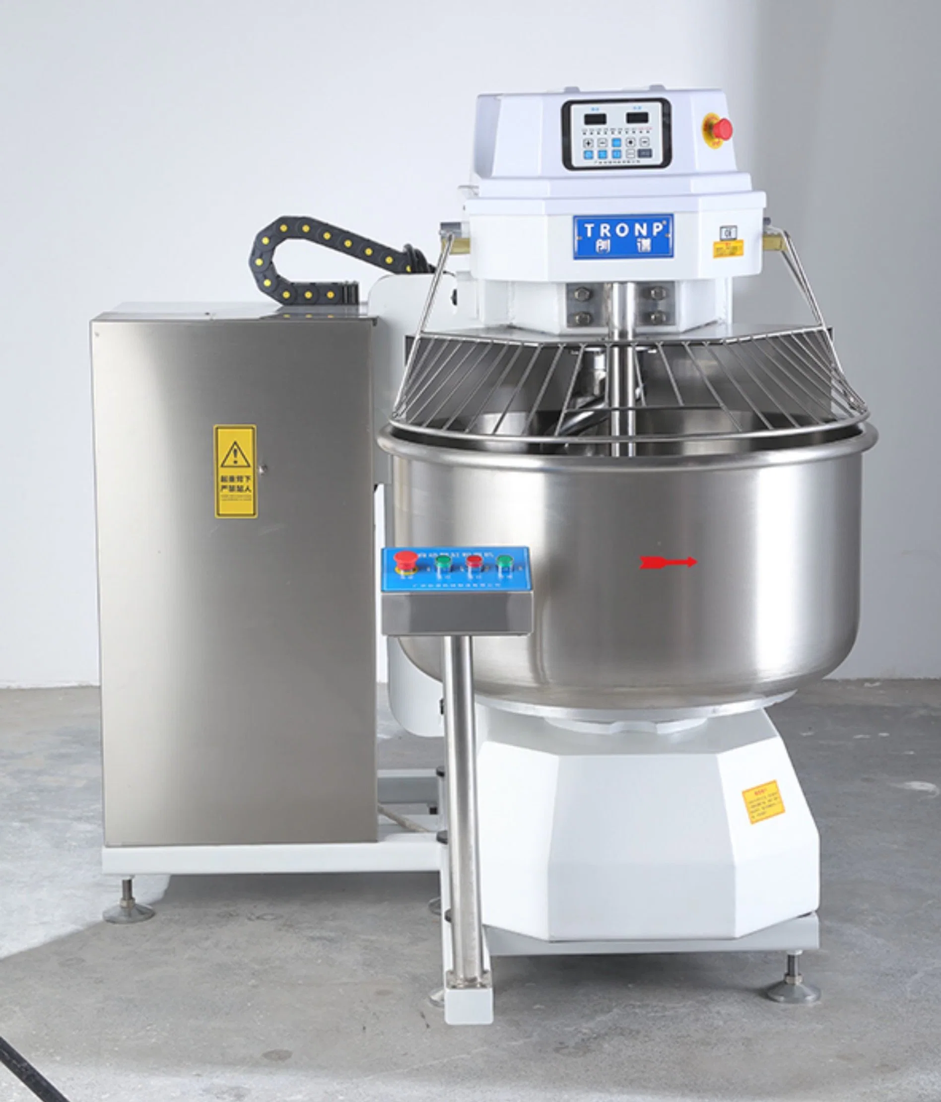 Automatic Tipping Kneading Machine High quality/High cost performance  Dough Spiral Mixer Kitchen Equipment