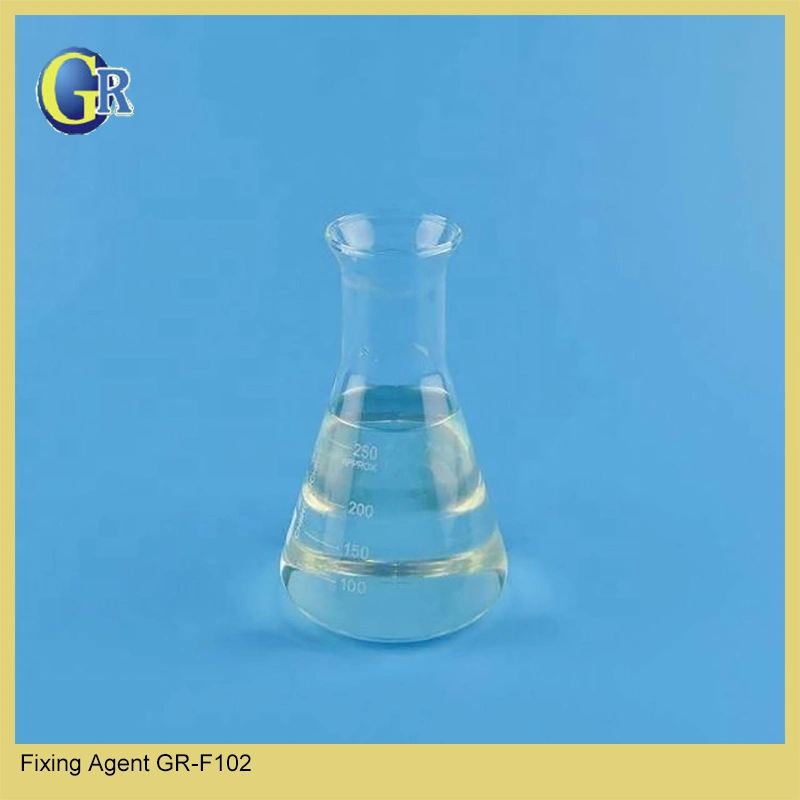 Excellent Fixing Effect on Cotton Fabrics Fixing Agent Textile Auxiliaries China Supplier Gr-F102