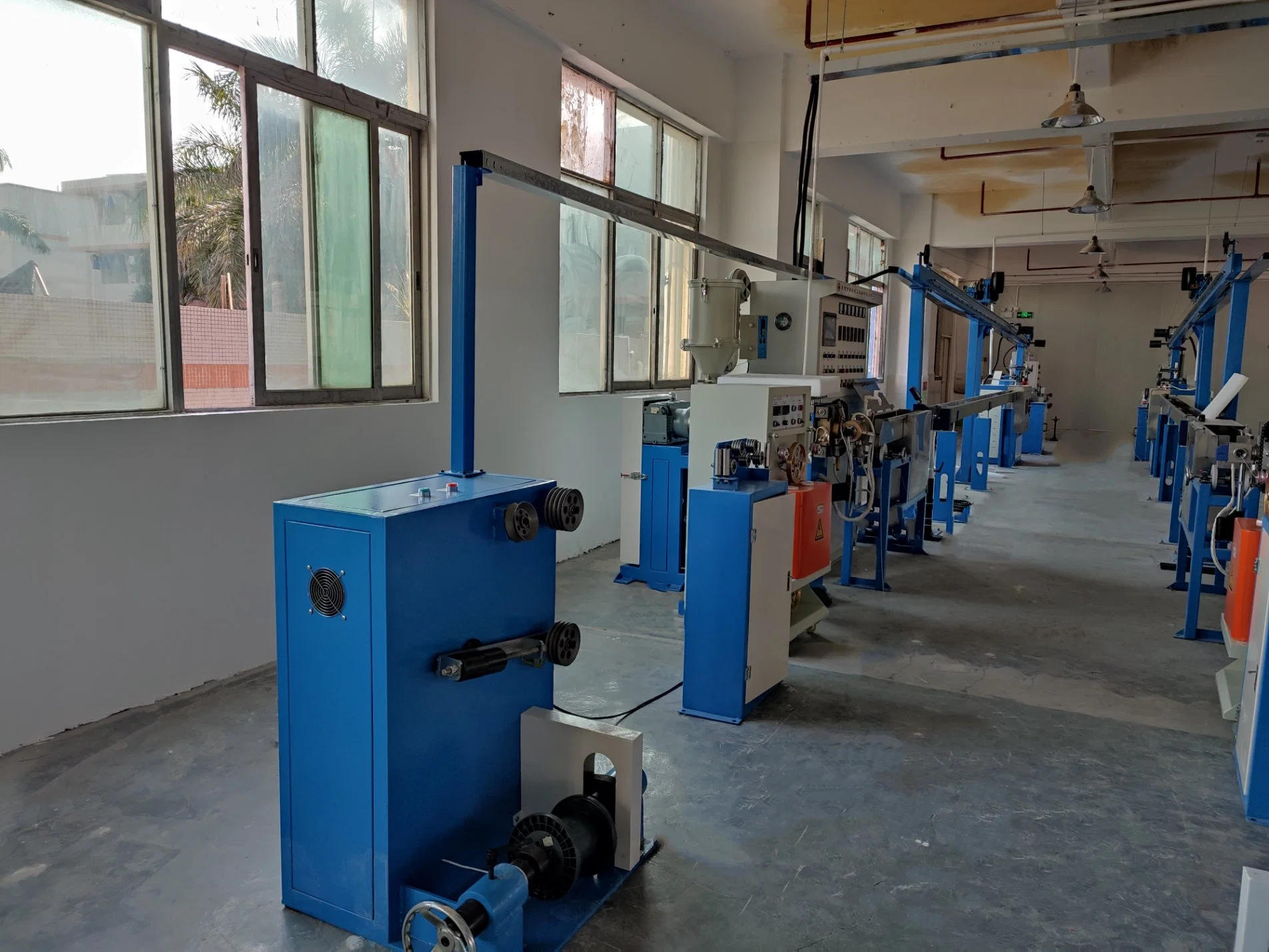 Fluorine Plastic Cable Extrusion Machine/PTFE Cable Manufacture Line