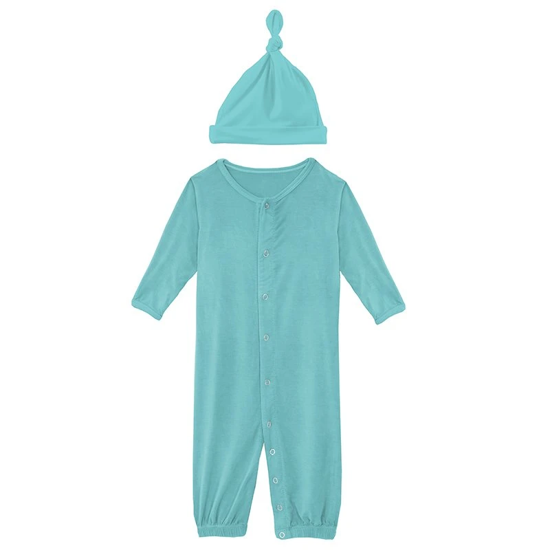 Recém-nascido do sexo feminino do bebé de Manga Longa Rompers Romper Jumpsuit+Hat roupa de verão set