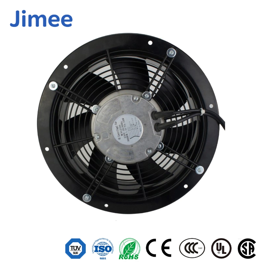 Jimee Motor Custom Online Support Kundendienst China Commercial Zentrifugalzentrifuge Lüfter Hersteller Jm25090b1hl 50/60Hz Freauency AC Axial Blawers DC Blawers