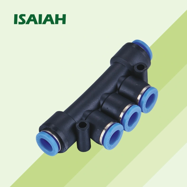 Ningbo China Isaiah Brand Quick Connecting Tube Pneumatic Component Air Pneumatic Fitting